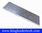 Dust-proof IP65 Industrial Keyboard With Touchpad Stainless Steel With 103 Keys