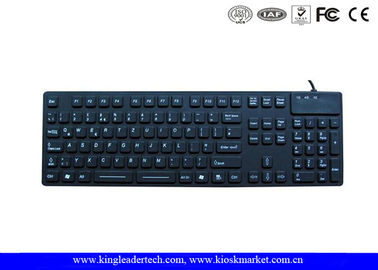 105 Keys Waterproof Silicone Keyboard With 12 Function Area For Numeric Keys