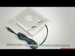 Souris de piste en acier inoxydable pour environnement industriel