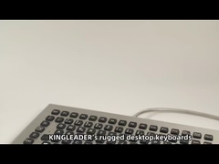 Clavier en acier inoxydable métallique rétroéclairé