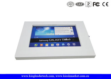 acheter Clôture sûre de kiosque d'Ipad en métal blanc pour l'étiquette de galaxie 10,1 pouces online manufacture