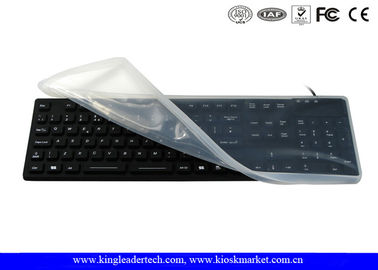 acheter Clavier imperméable démontable d'USB de silicone pour industriel dur online manufacture