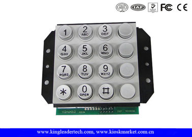 acheter Pavé numérique industriel d'alliage de Zink d'interface de PIN de 16 clés pour le contrôle d'accès ou le système téléphonique de porte online manufacture