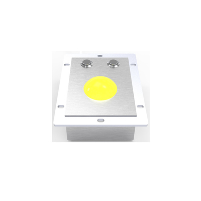 acheter couleur jaune imperméable industrielle rocailleuse de souris de boule de commande d'acier inoxydable de 50mm online manufacture