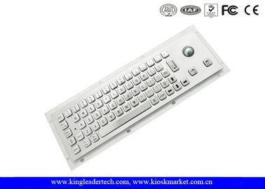 acheter Clavier d'ordinateur industriel imperméable rocailleux en métal avec la boule de commande intégrée online manufacture