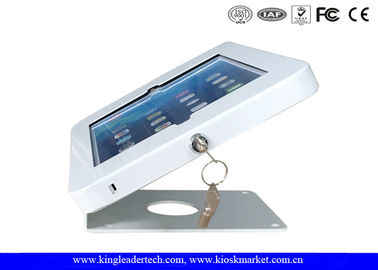 acheter Anti support universel de kiosque de Tablette de partie supérieure du comptoir de vol avec la clé fermant à clef et montage de vis online manufacture