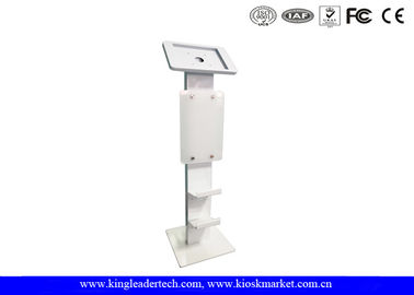 acheter Logo Panel Tablet Kiosk Stand libre avec des étagères de chaussure online manufacture
