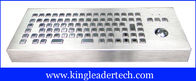 Industrial Desktop Stainless Steel Keyboard 12 Keys F1 - F12 With Trackball