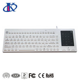 acheter Clavier éclairé à contre-jour imperméable 2 de silicone - dans l'interface d'USB PS/2 de protection de nombre du Touchpad -1 online manufacture