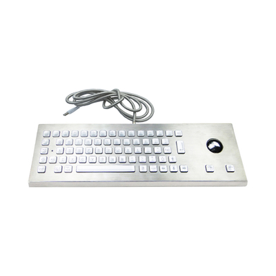 acheter Clavier de bureau rétroéclairé, robuste, étanche et anti-vandalisme avec trackball optique intégré online manufacture