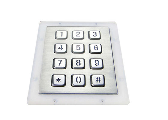 acheter Clavier numérique rétro-éclairé IP65 en métal de 12 clés pour des distributeurs automatiques online manufacture