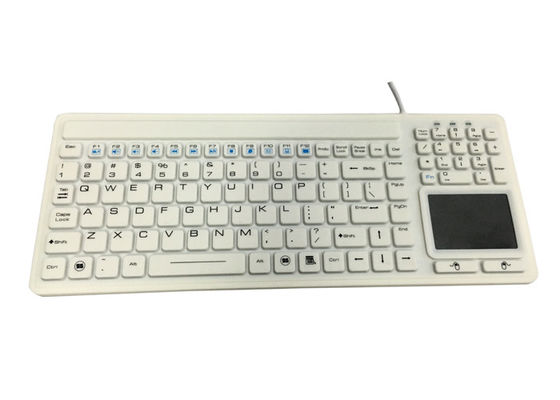 acheter Clavier imperméable 100mA de silicone de clés de l'émission 107 d'EMC avec le Touchpad de souris online manufacture