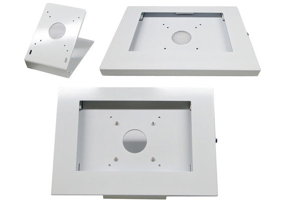 acheter Saupoudrez le support rocailleux laminé à froid enduit de kiosque d'Ipad en métal de Tablette de kiosque en acier de degré de sécurité online manufacture