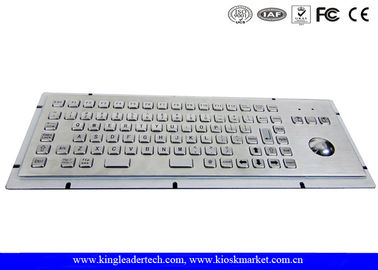 acheter 86 clavier industriel évalué de kiosque d'acier inoxydable des clés IP65 avec la boule de commande online manufacture