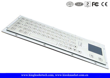 acheter Clavier industriel balayé en métal du kiosque IP65 avec le bâti de panneau de Touchpad du dos online manufacture
