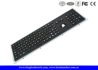acheter Clavier de bâti de panneau de noir d'acier inoxydable avec les touches de fonction et la boule de commande optique online manufacture