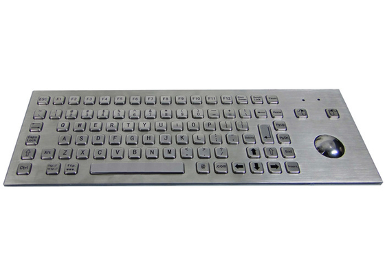 acheter Clavier industriel IP65 de bâti de panneau d'acier inoxydable avec la boule de commande de souris optique online manufacture