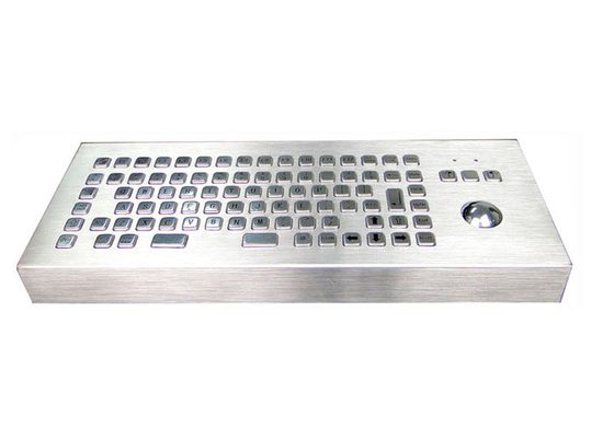 acheter Clavier d'ordinateur industriel en métal de preuve de la poussière avec des clés de la boule de commande 86 online manufacture
