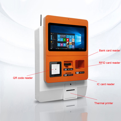 Space Saving Wallmount Touchscreen Kiosk 11" - 21" LCD Landscape Display
