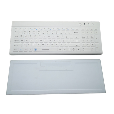 Anti Virus Bluetooth Wireless Silicone Medical Keyboard With 12 Function Keys Numeric Keypad