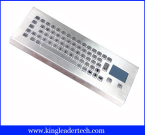 Mini métal de bureau industriel rocailleux du clavier IP65 avec le Touchpad