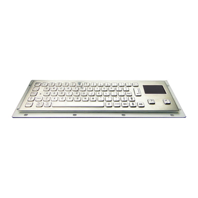 Rugged Compact  IP65 Waterproof Vandal-proof Stainless Steel Industrial Military Kiosk Keyboard With Touchpad