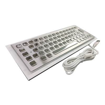 Clavier industriel en acier inoxydable avec 64 touches personnalisées
