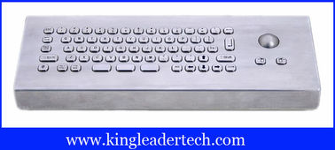 66 Keys Waterproof Industrial Desktop Keyboard With Aluminum Alloy Back Panel