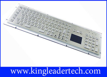 Stainless Steel Industrial Keyboard With Touchpad High Vandal-Proof With USB Interface